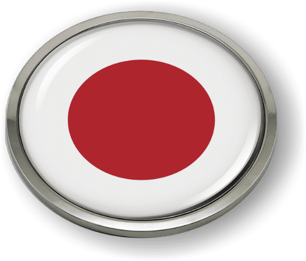 Japan - Flag - Country Emblem